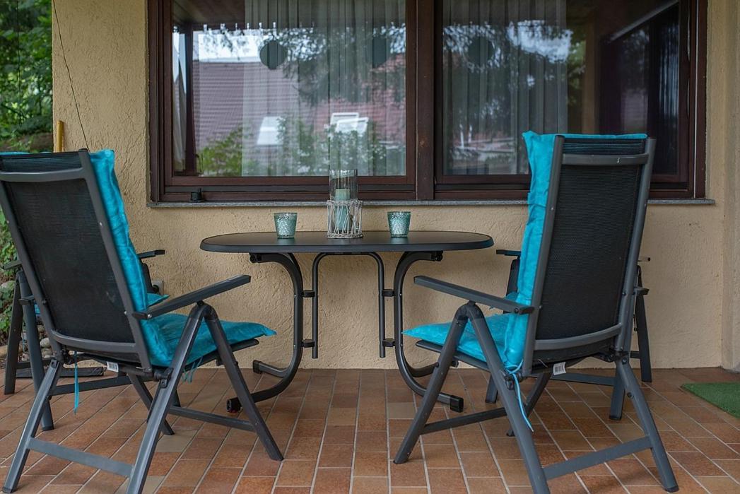 Elw, Sep. Eingang, Ueberdachte Terrasse, Naehe Backnang Apartment Althutte Bagian luar foto